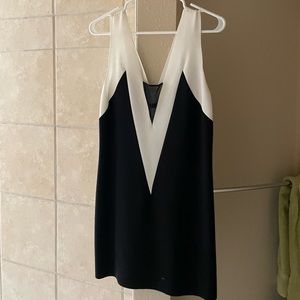 Zara Black and White Dress